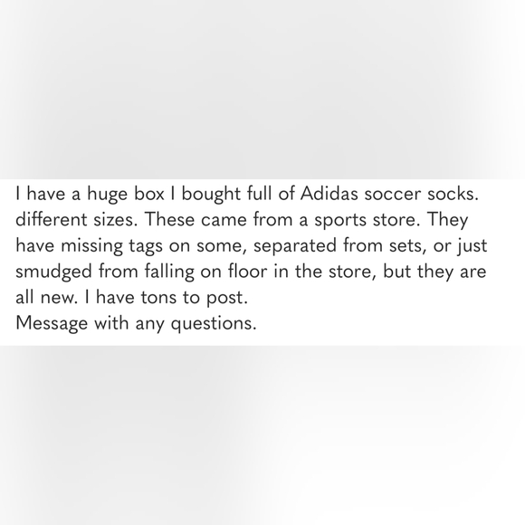 Adidas | Soccer Metro Sock | B&W | Small - Picture 5 of 5